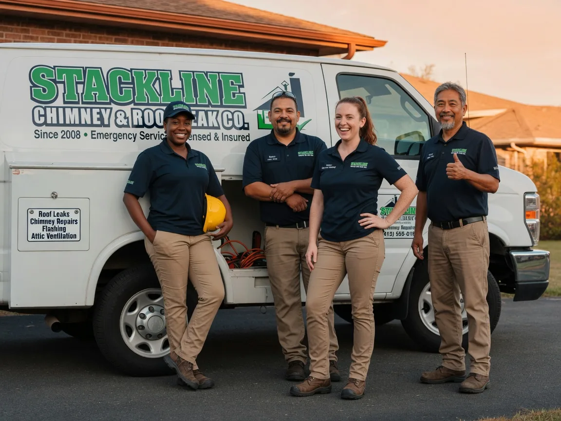 Chimney flashing repair company in Washington, CA